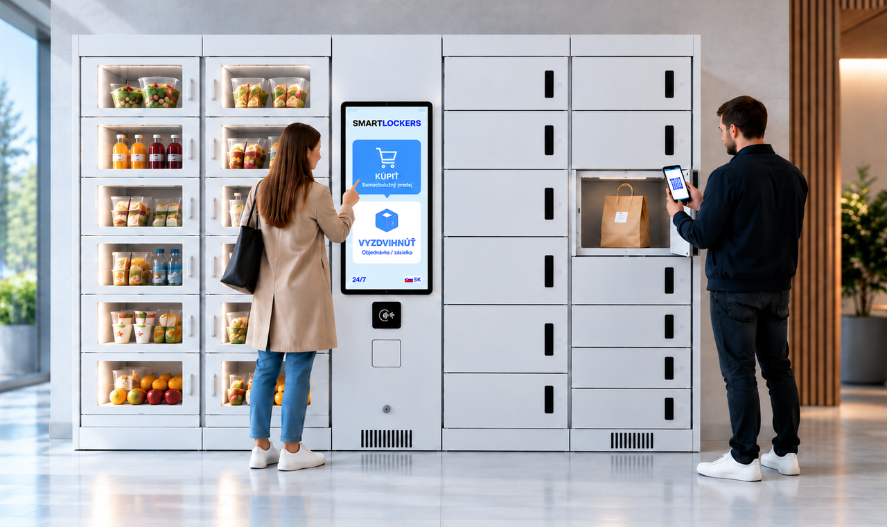 Chytré výdajné a predajné boxy Smart Lockers