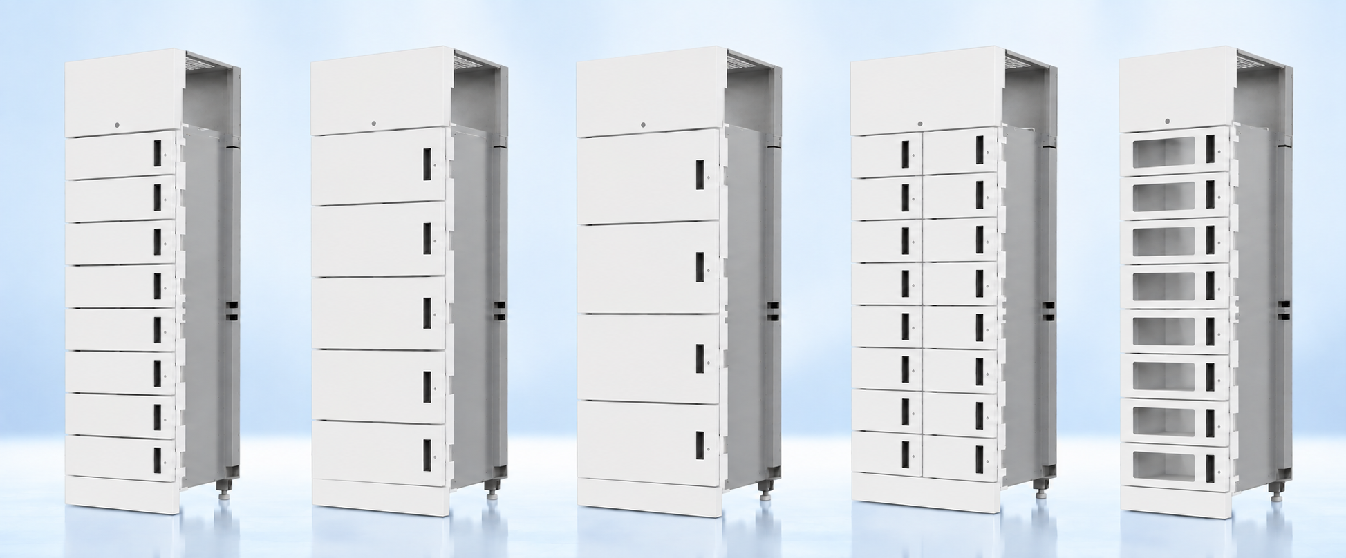 Varianty boxových jednotek Smart Lockers