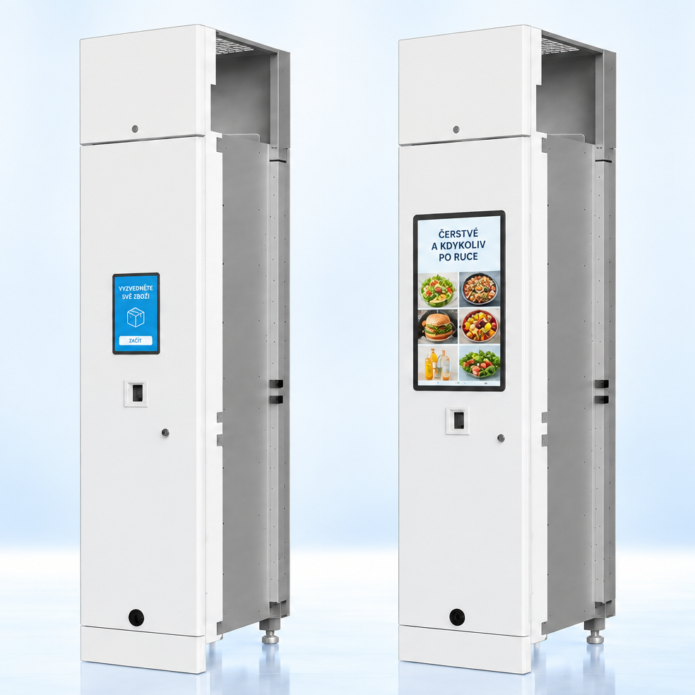 Řídicí jednotky Smart Lockers s dotykovou obrazovkou