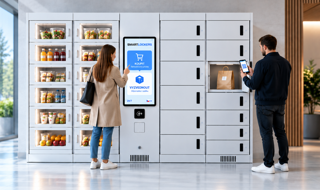Chytré výdejní a prodejní boxy Smart Lockers