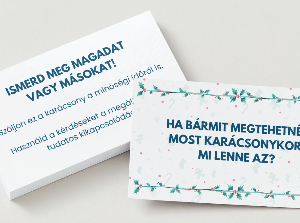 Minőségi Karácsony Kártyacsomag