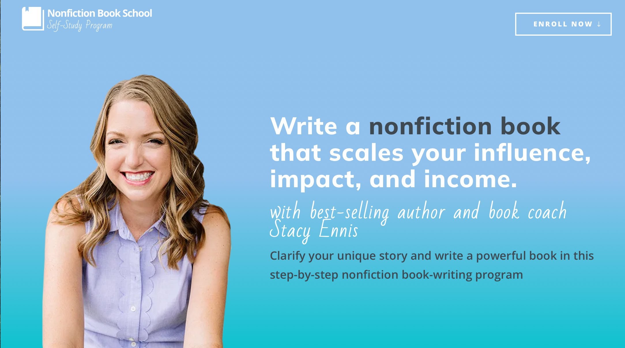Scale your Influence, Impact, and Income at Nonfiction Book School (with Stacy Ennis)