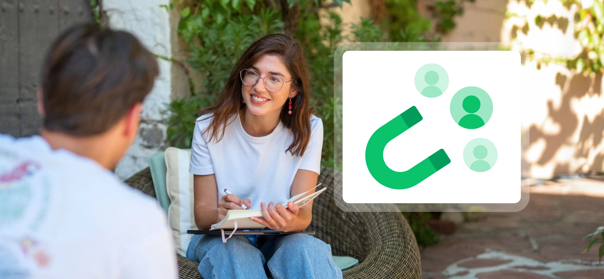 Tautvydas, design lead, and Marta, SRE project manager