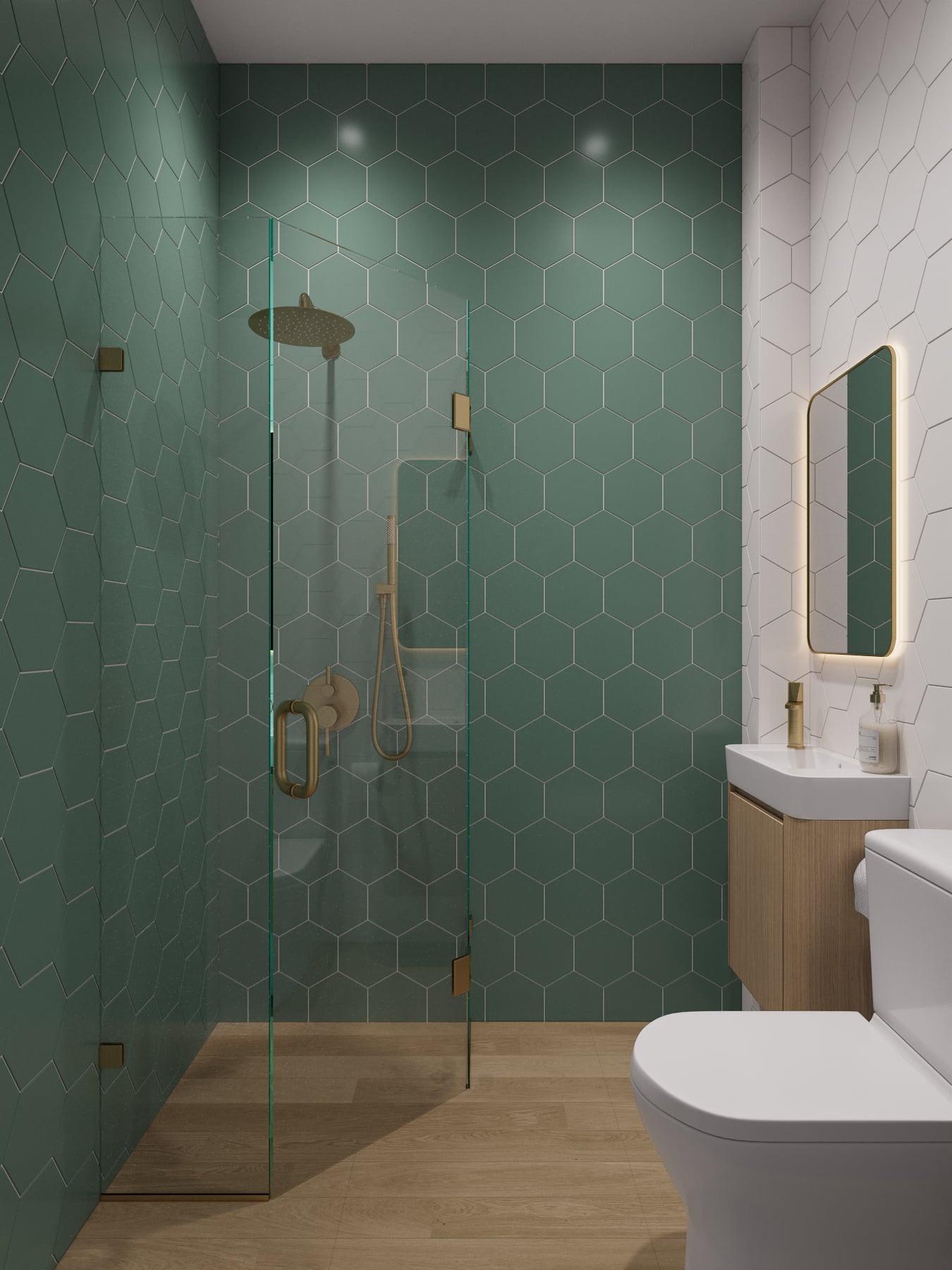 Stylish ensuite bathrooms