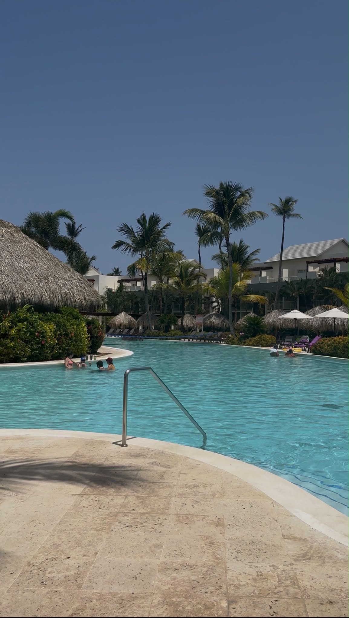 One of the main pools at the Breathless Resort