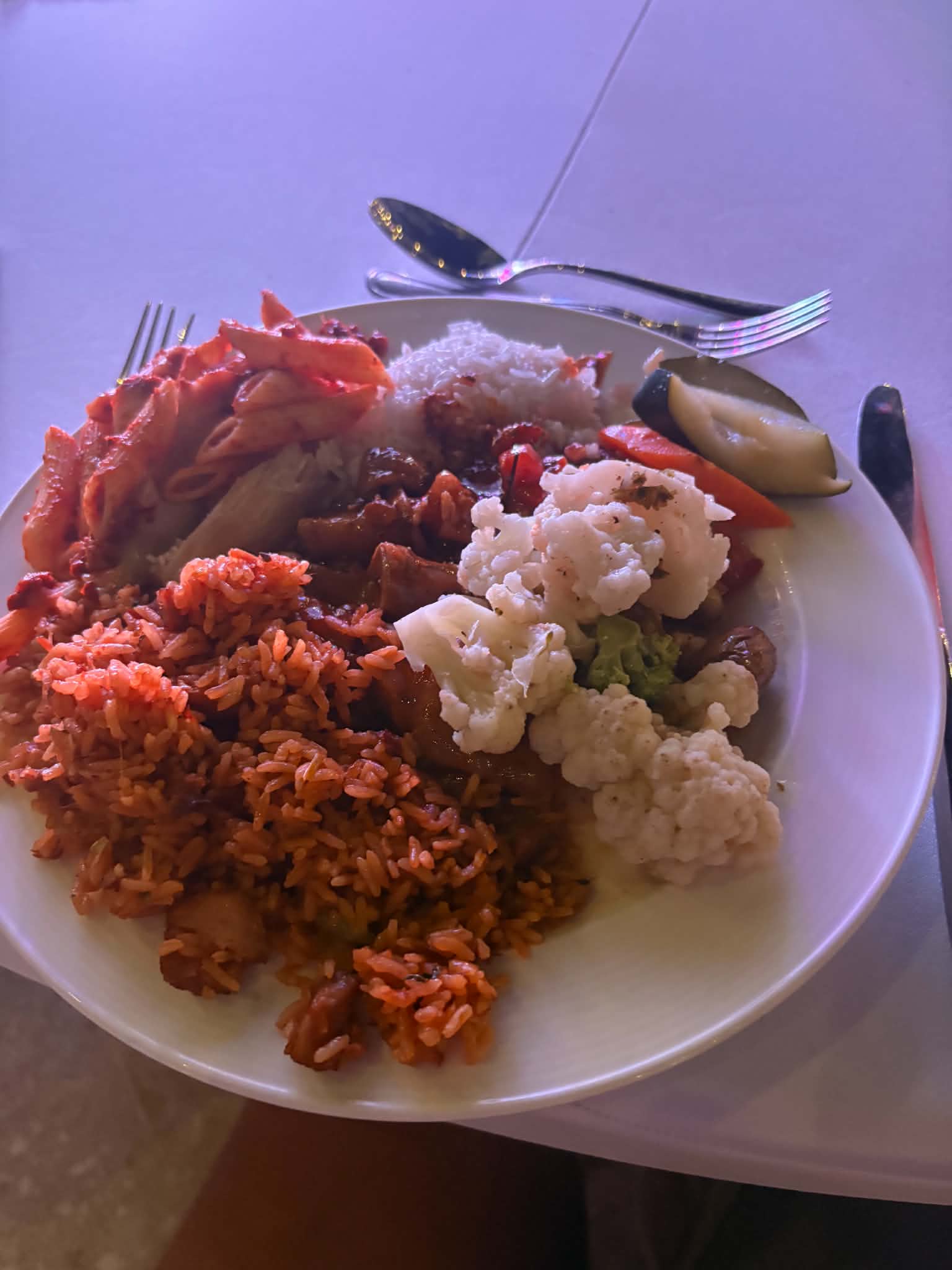 Dominican Dinner served at the resort