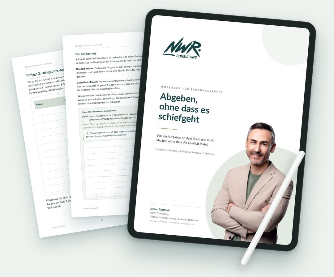 Workbook Abgeben, ohne dass es schiefgeht auf dem Tablet und als Ausdruck