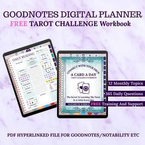 A Card A Day Tarot Challenge Free Online Course Goodnotes and Notability ebook download
