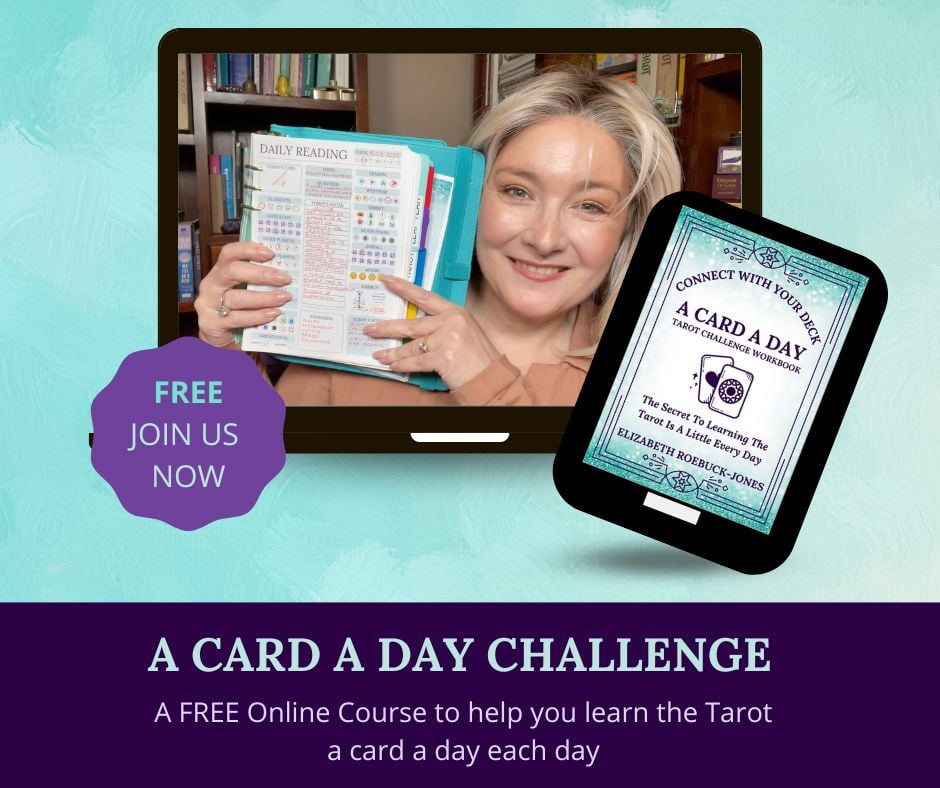 A Card A Day Tarot Challenge Free Online Course workbook