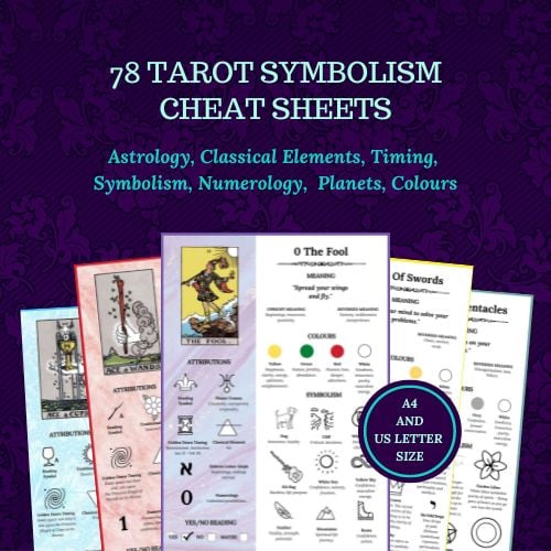 Tarot Symbolism Cheat Sheets ebook download
