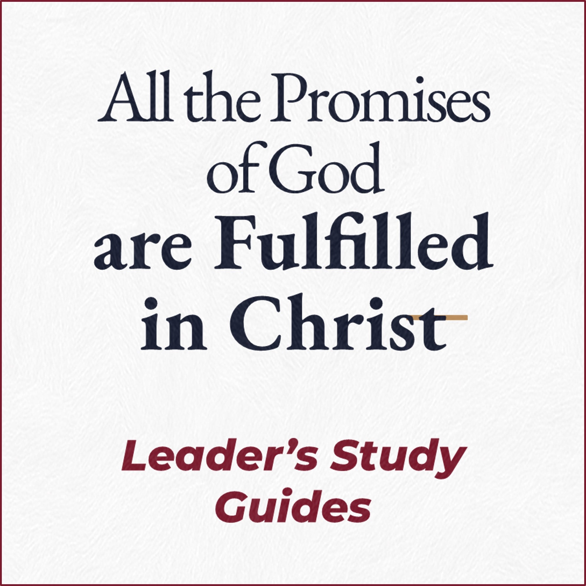 Graphic for Leader's Study Guides featuring an open Bible and study notes.