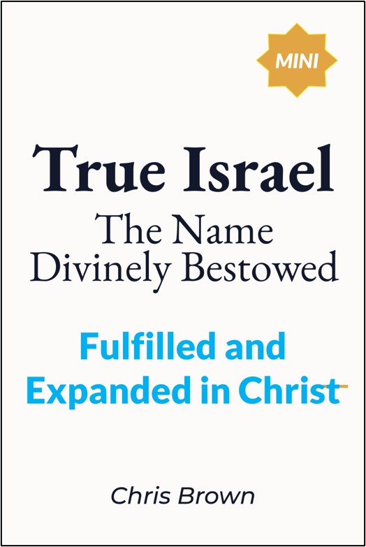 Cover for the Build Your Faith Mini: True Israel-The Name Divinely Bestowed-Fulfilled and Expanded in Christ by Chris Brown.