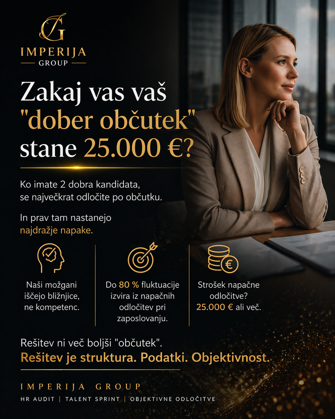 Ko “dober občutek” pri zaposlovanju stane 25.000 €