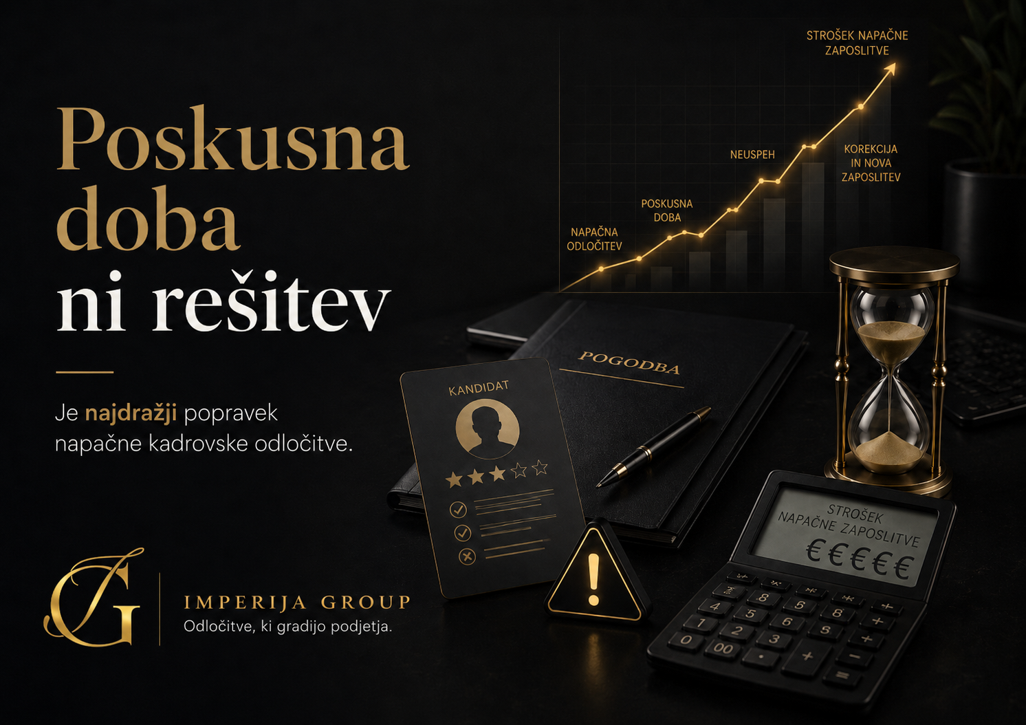 Poskusna doba - najdražji popravek napačne odločitve