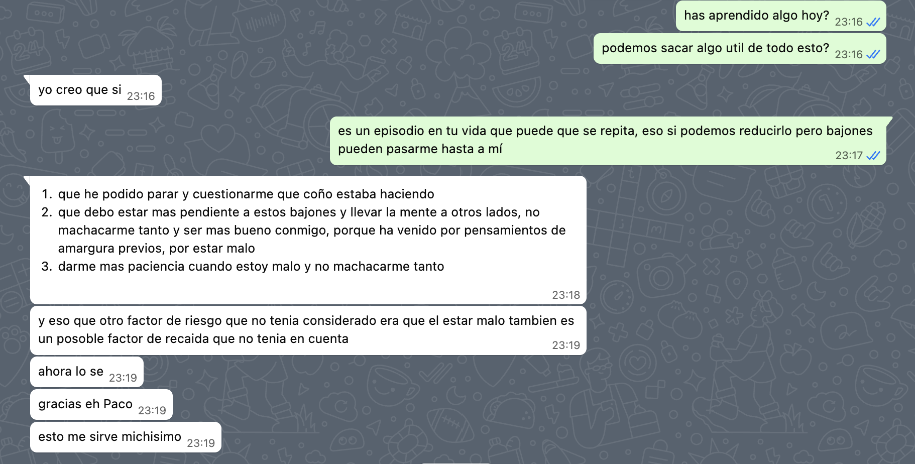 Mensaje de Edu