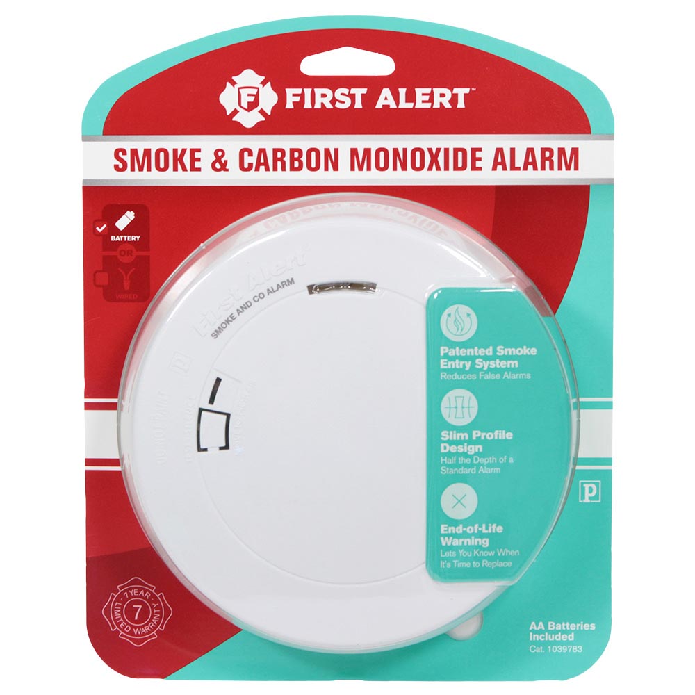 combination smoke and carbon monoxide alarms