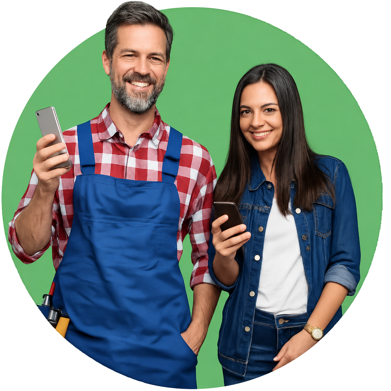 Customers user PocketClients App on their phones