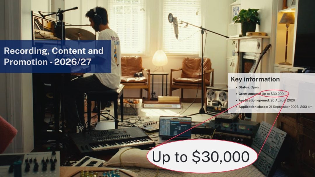 $30k Recording Grant info + Win a Free day at Mix Artist Studio 🎧