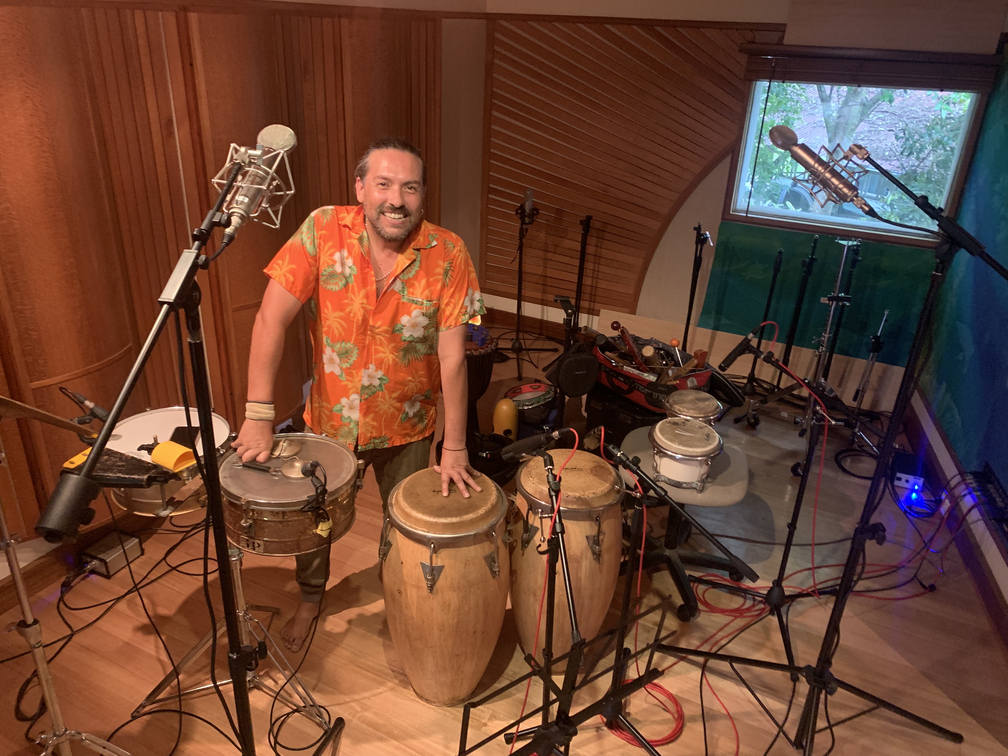 Cisco Biskit creating magical latin vibes at Mix Artist Studio