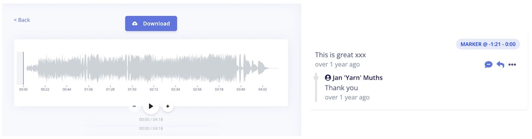 This Is Great - client feedback mix artist studio