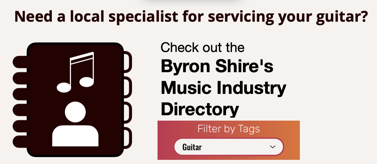Byron Shire's Music Industry Directory - All the contacts local musicians need