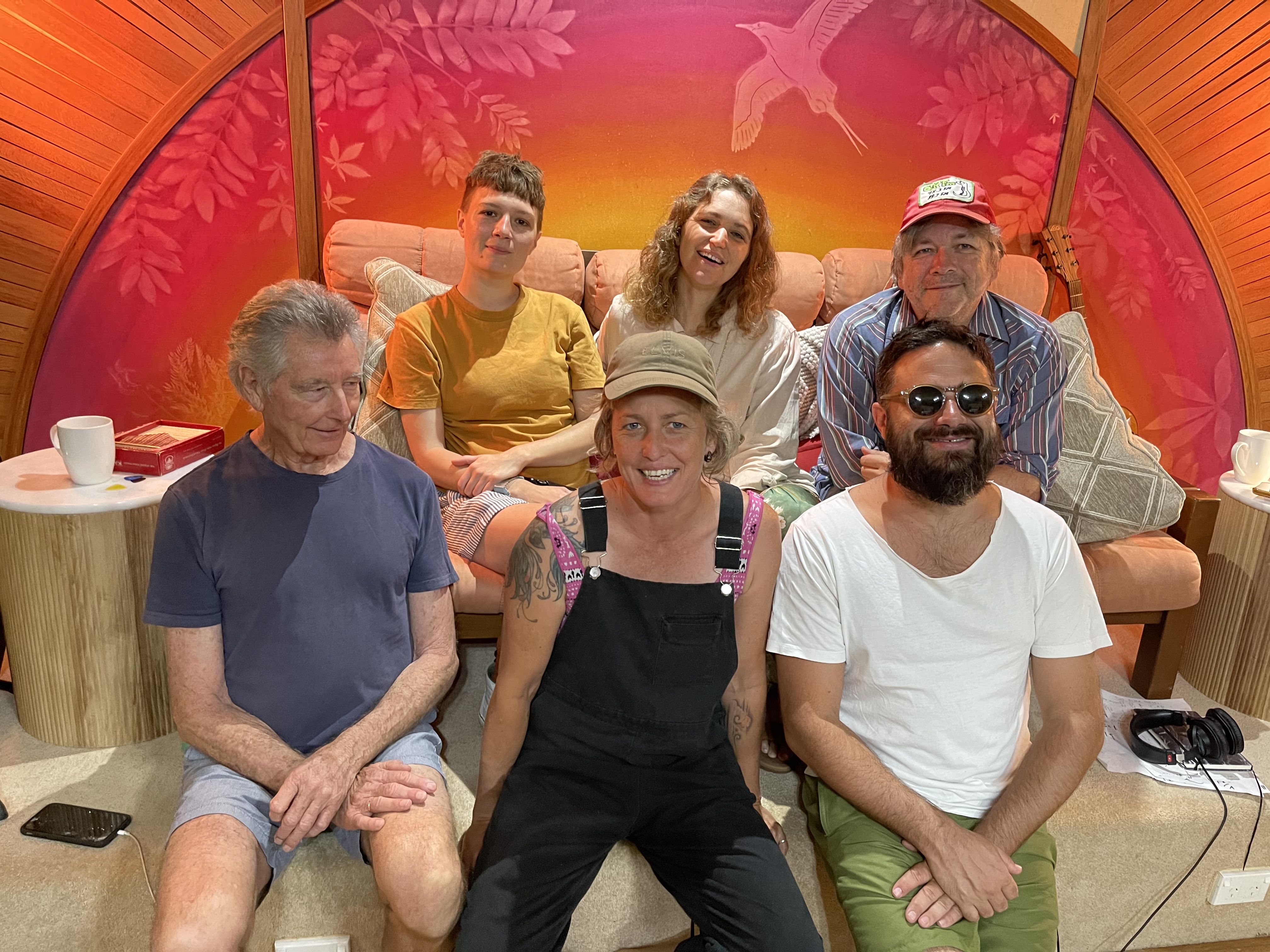 The Emily Lubitz Band after a busy day at Mix Artist Studio