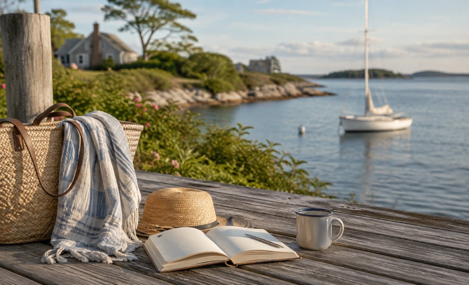 A peaceful final summer outing beside the water