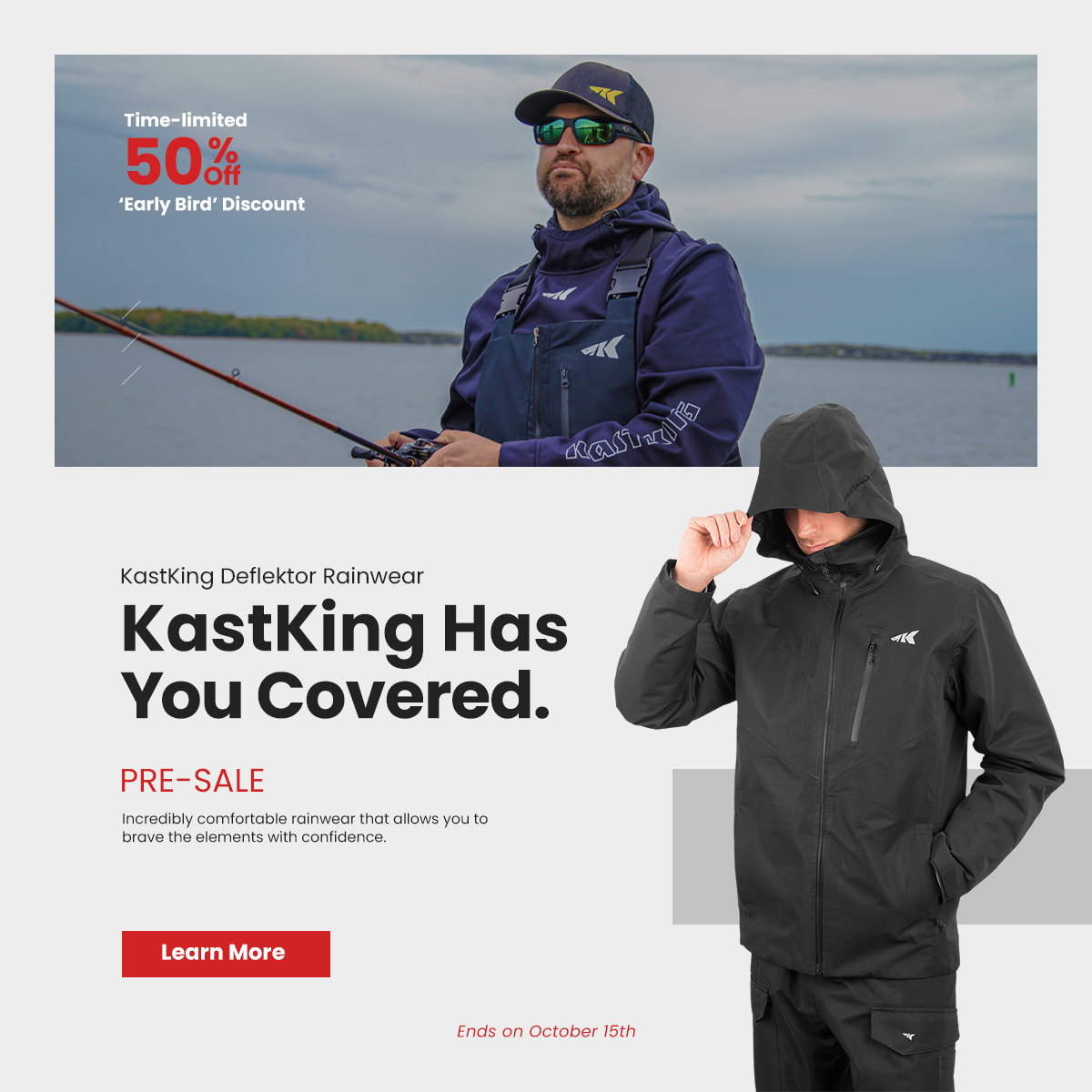 Introducing: Deflektor Rainwear by KastKing - KastKing