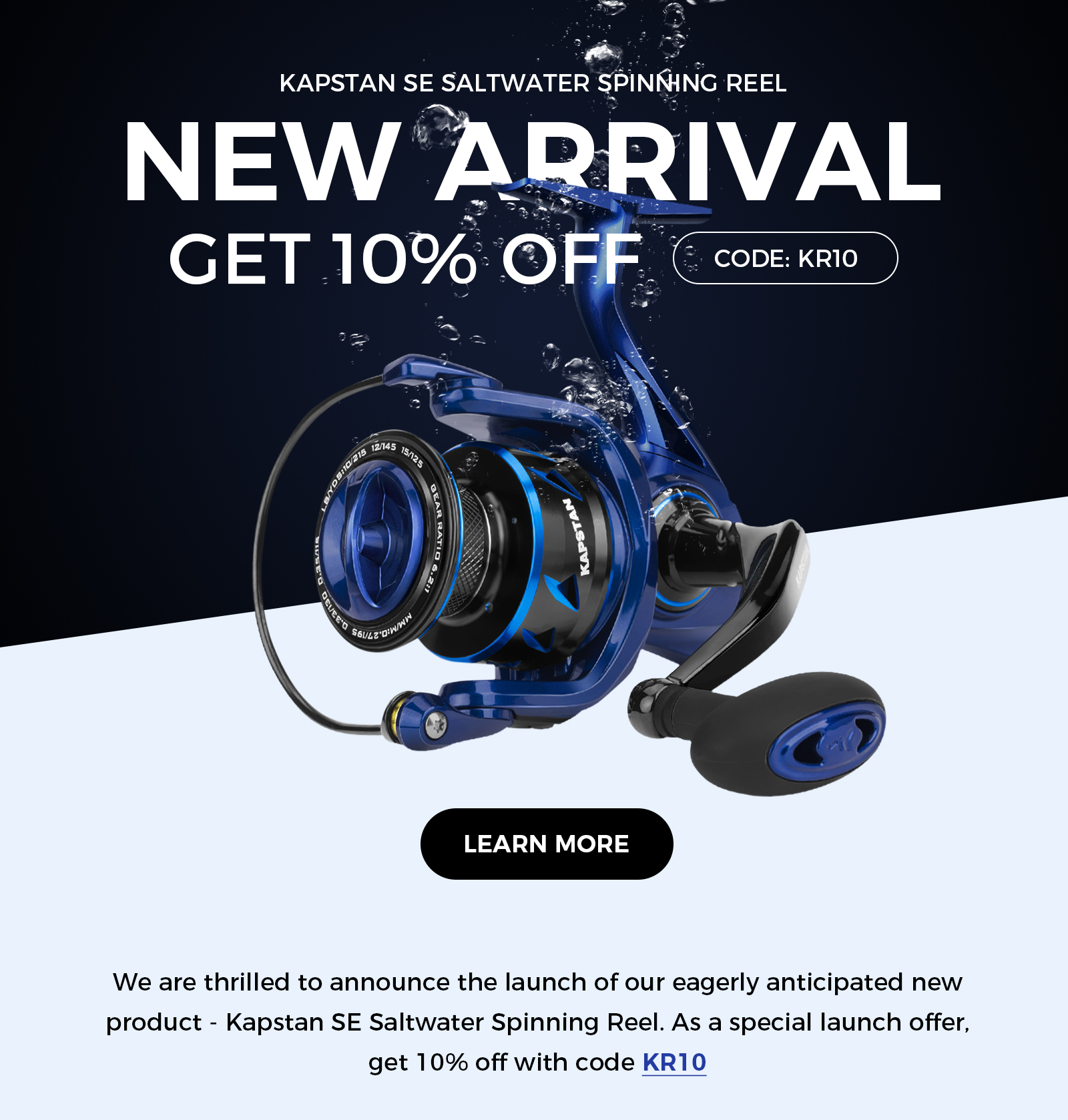 Explore Our New Saltwater Reel Release and Enjoy a 10% Discount