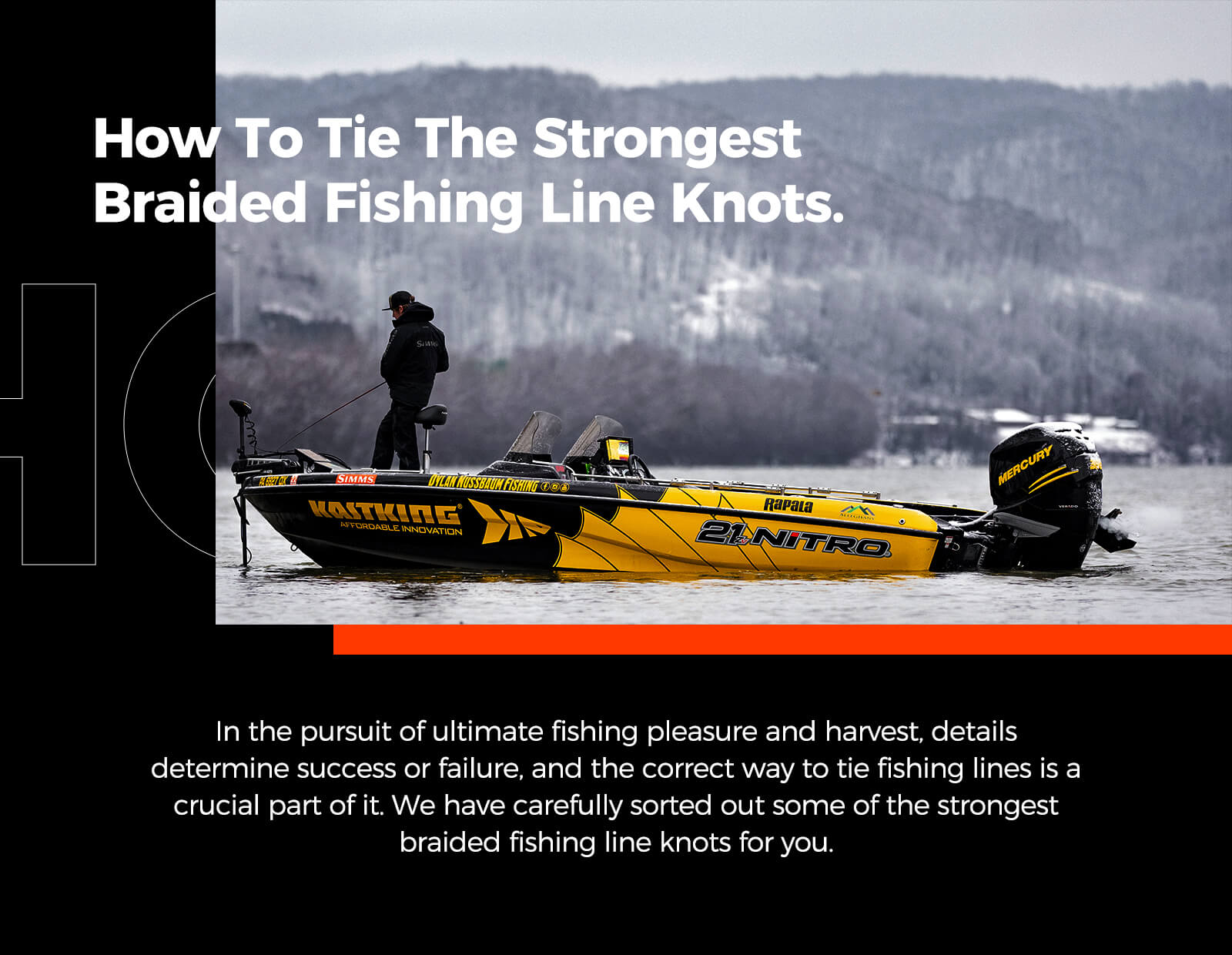 Do you know how to tie the strongest knots in braided fishing line