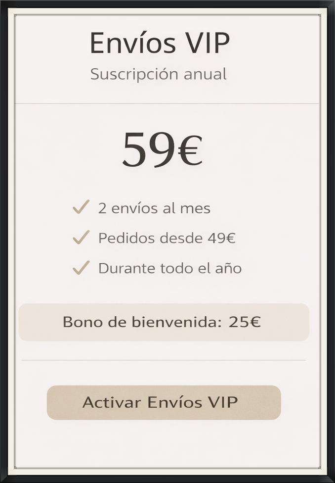 Que incluye Envíos VIP