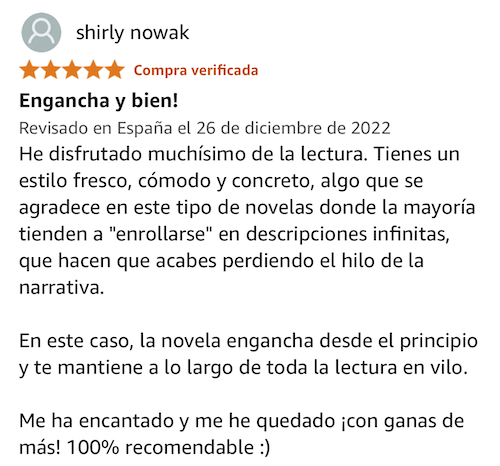 Review 5 estrellas Shirly Nowak