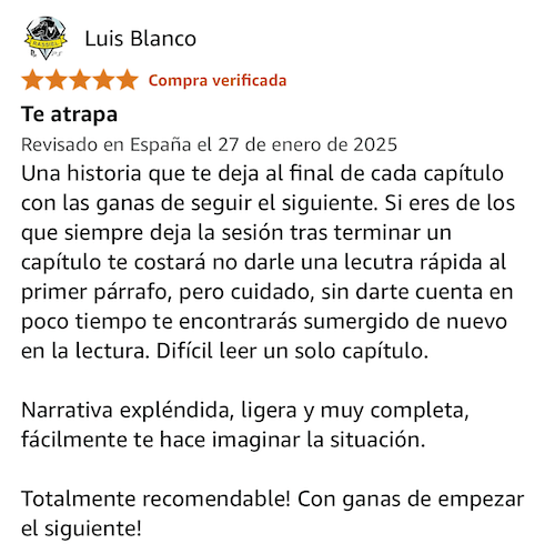 Review 5 estrellas Luis Blanco