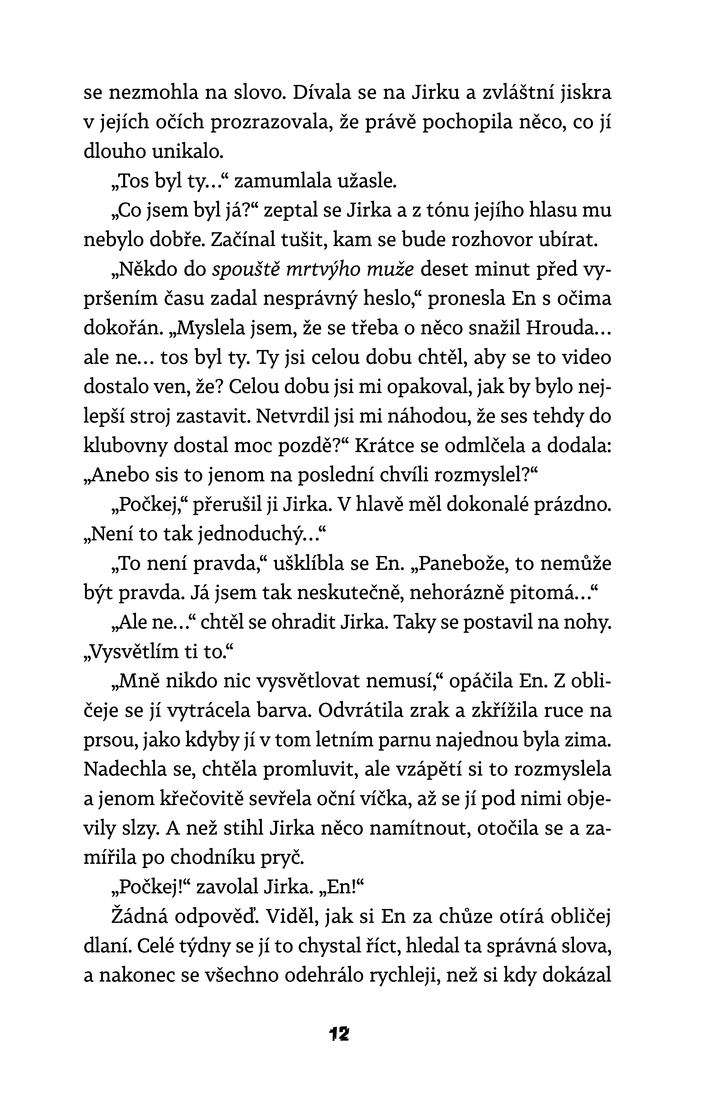 text knihy Prašina Bílá Komnata dobrodružný příběh