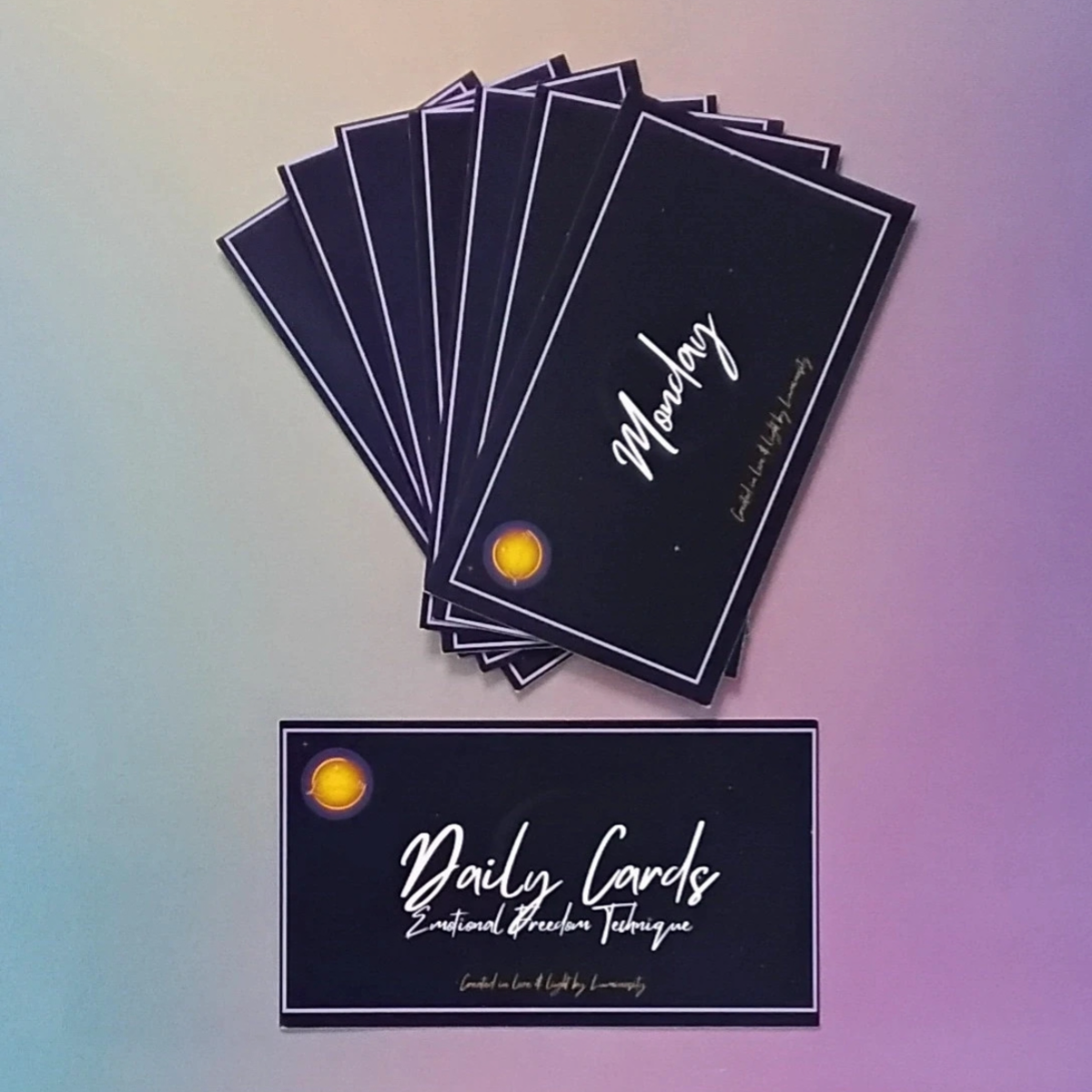 Set of EFT cards