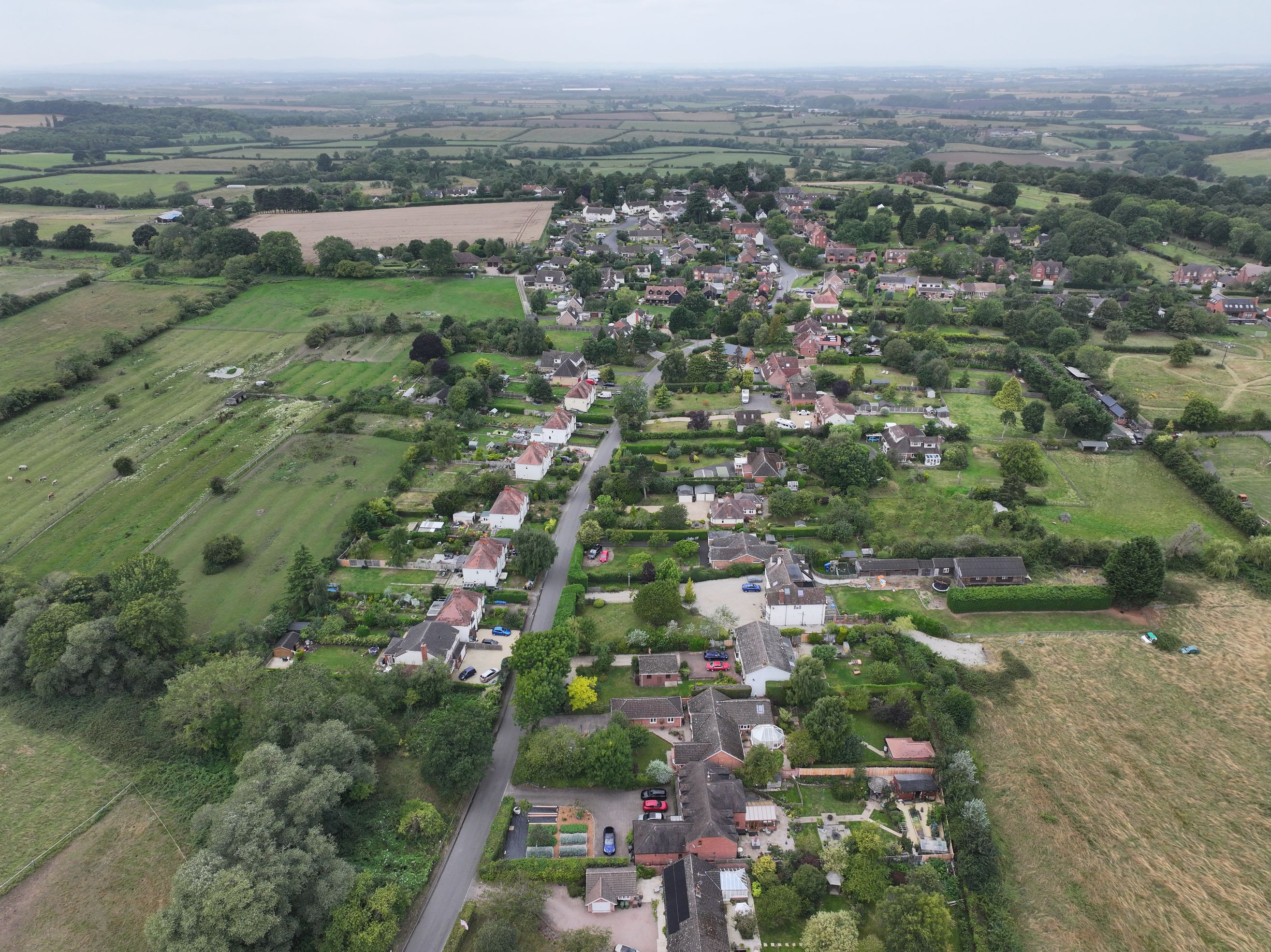 Church Lench - Drone Photography by Sean Walpole