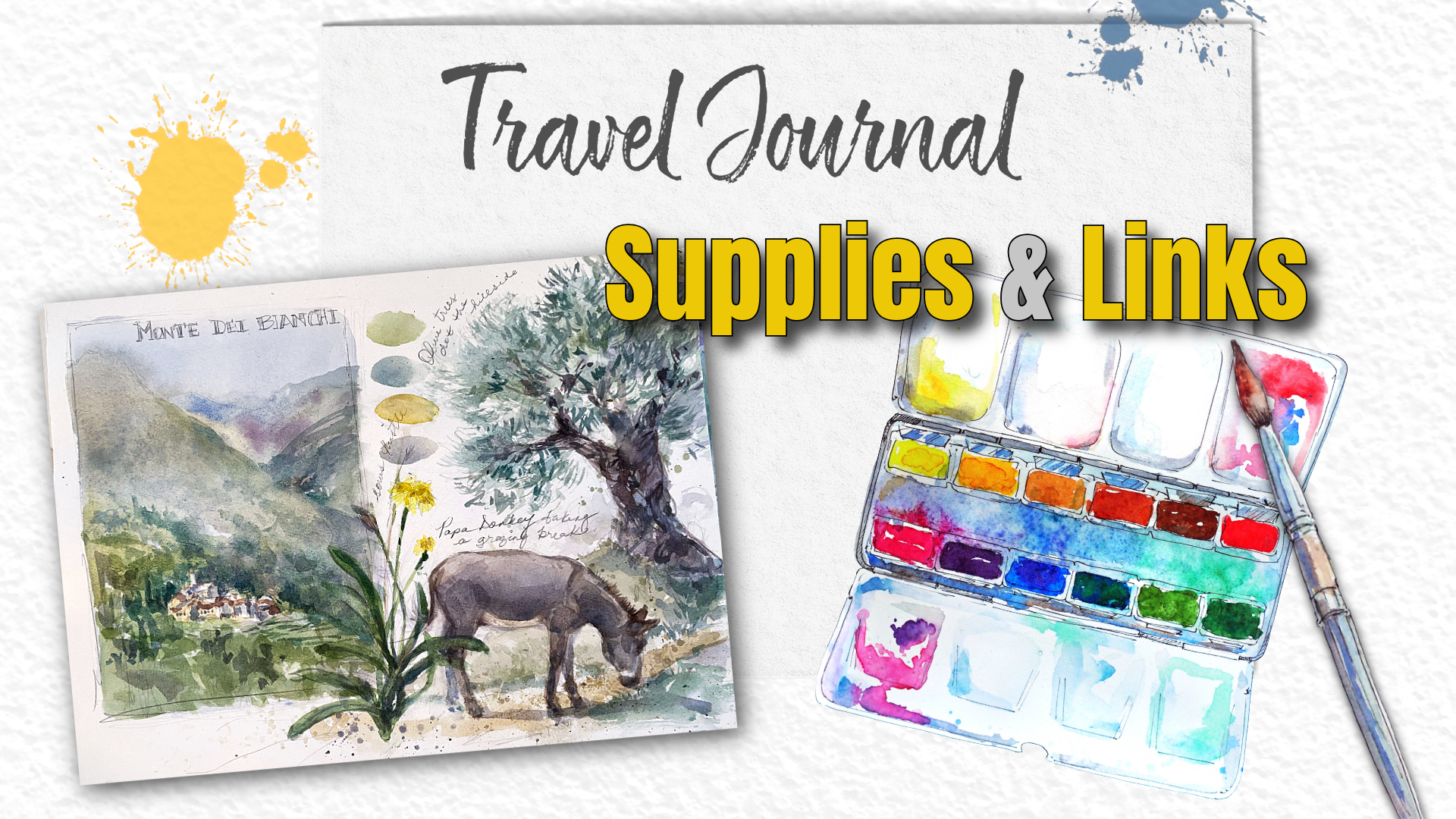 How to pack for URBAN SKETCHING / PLEINAIRE ART KIT
