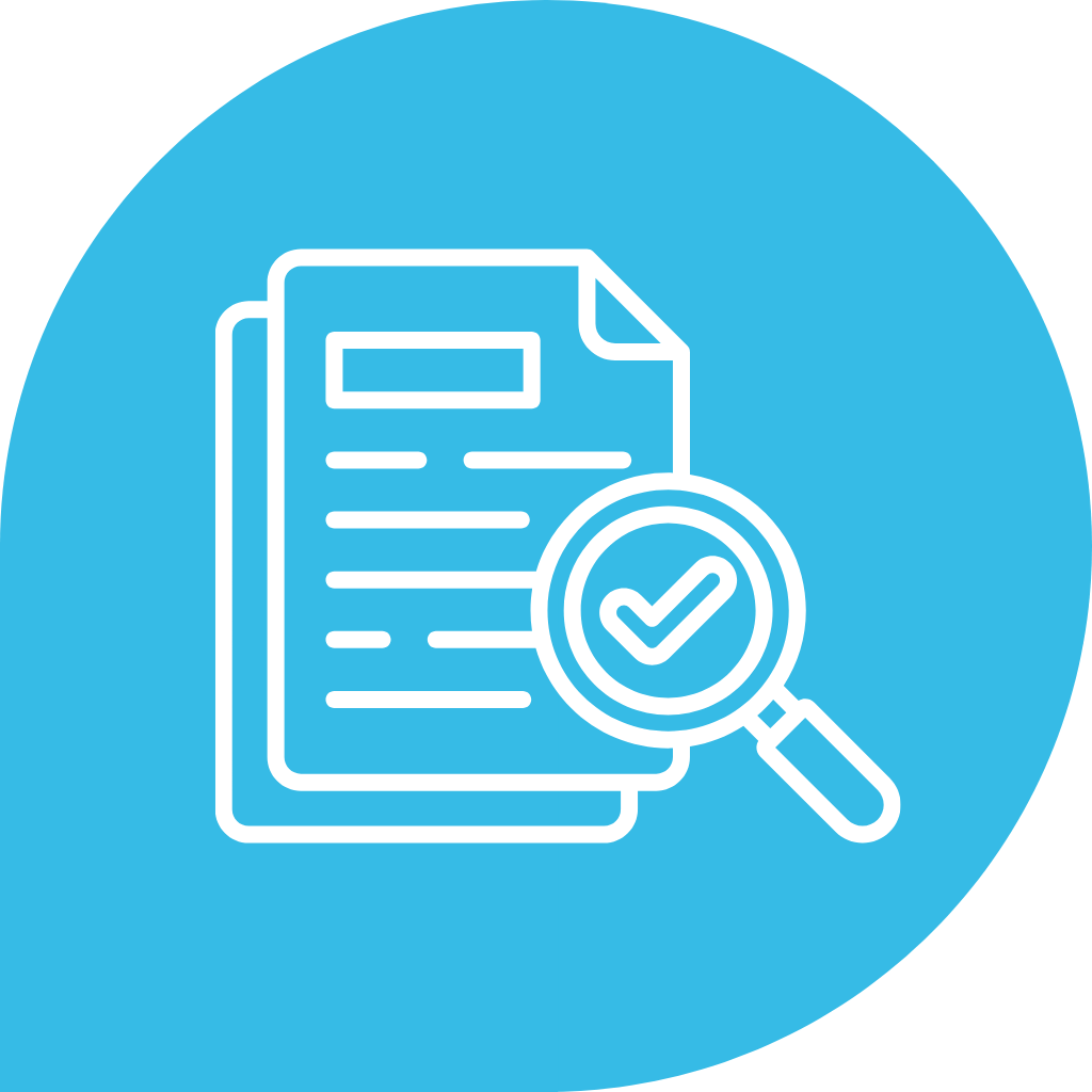 Doku AI - Document with signature icon representing traceable responsibility and documented approvals in construction projects.