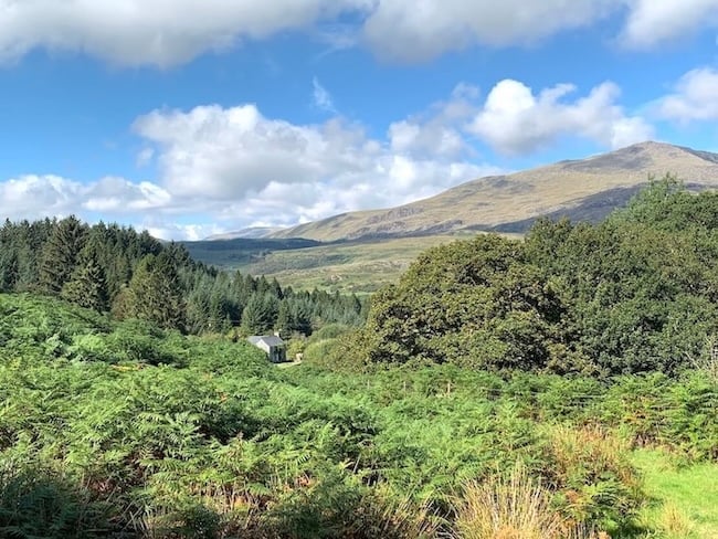 Path to Snowdonia Hub with Moel Siabod in the background
