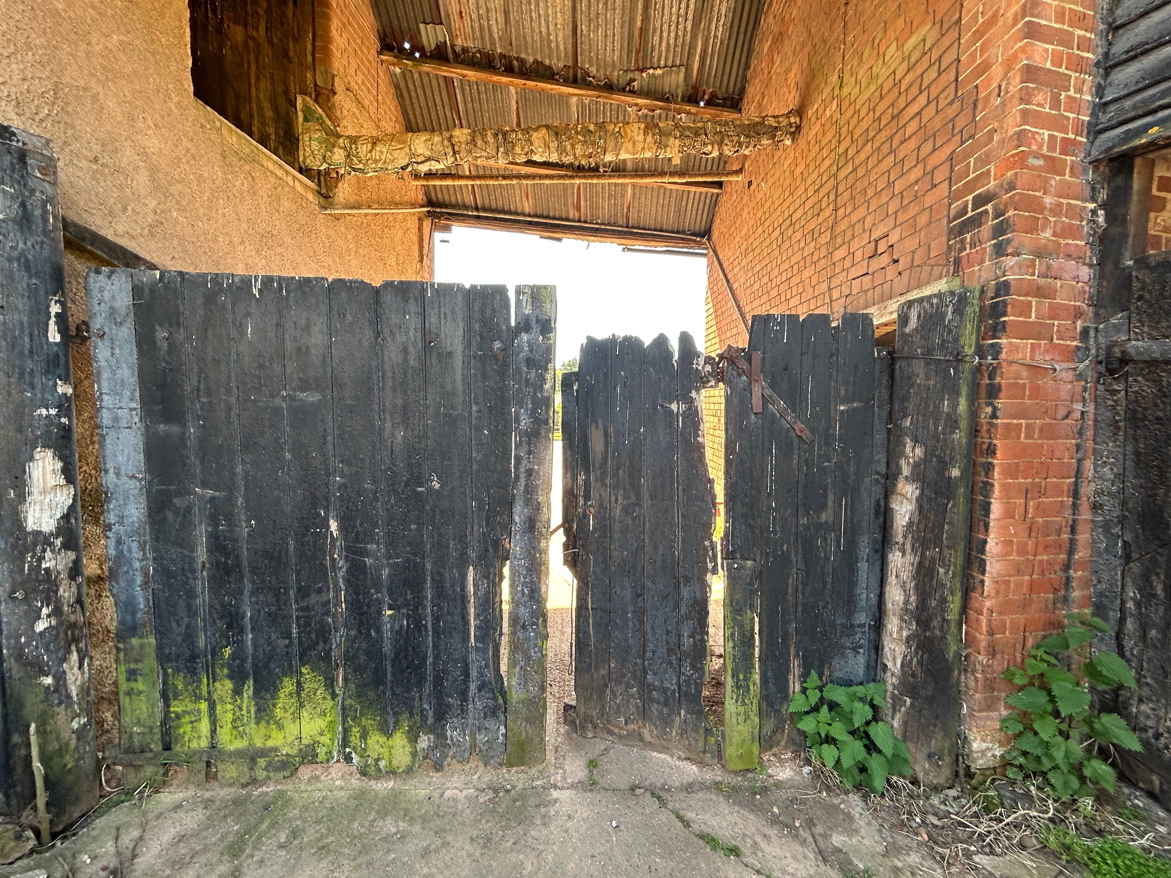 The Centuries Old Black Gates Still At The Farm