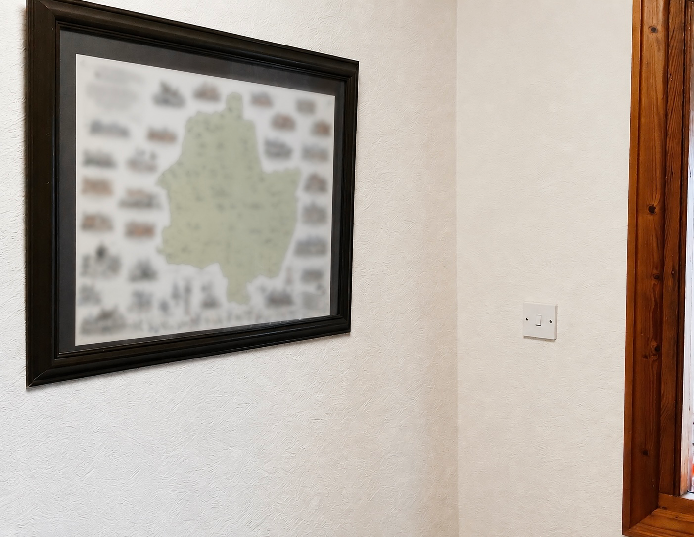 The Real Life Framed Picture Shown Here Still In Her Parents' Hallway...Where It's Always Been
