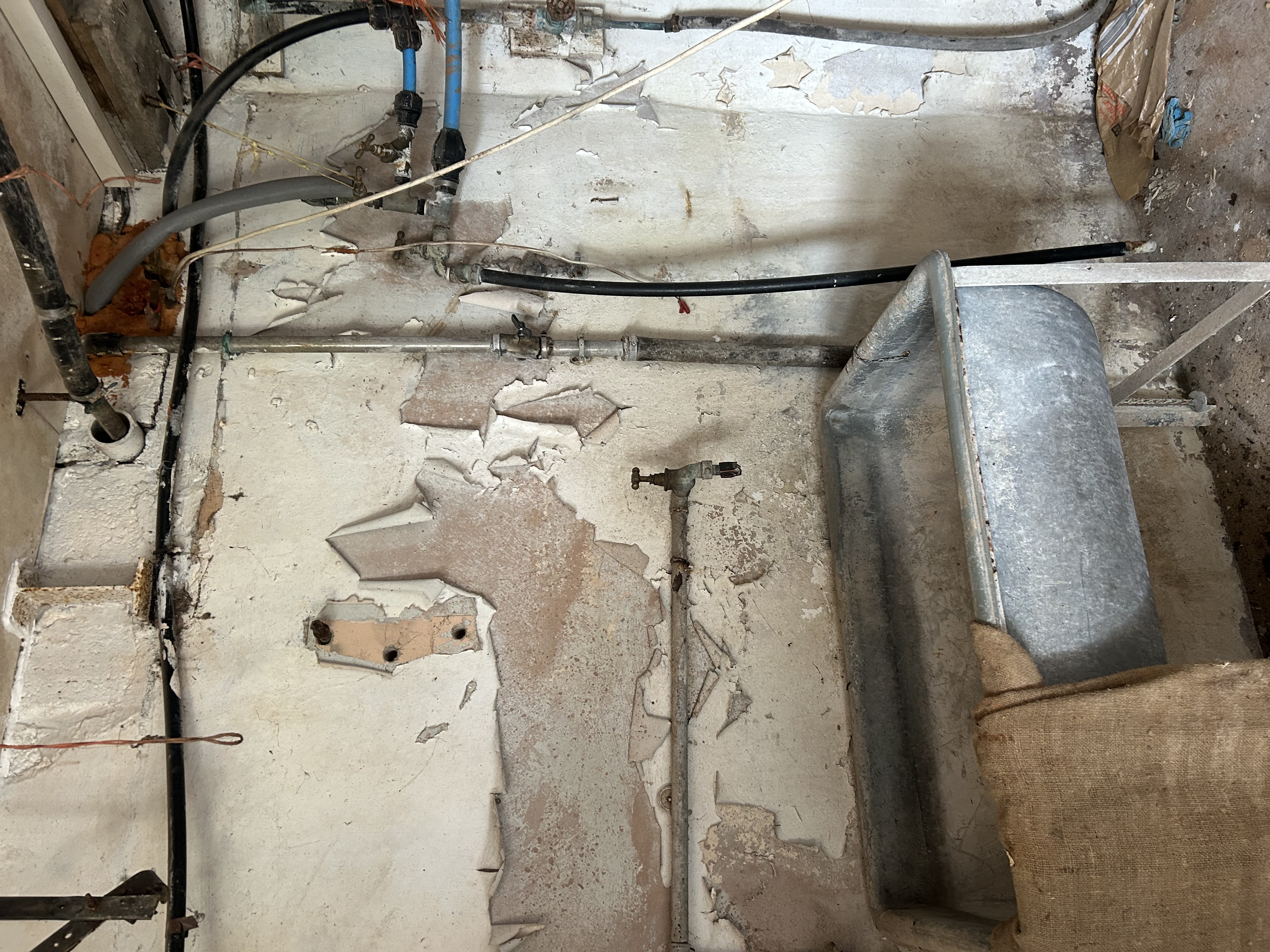 The Sink Used By The Real Life Davies Family, In The Old Dairy