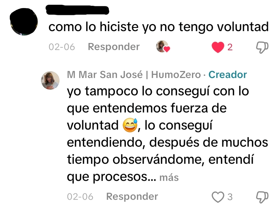 Comentario de TikTok