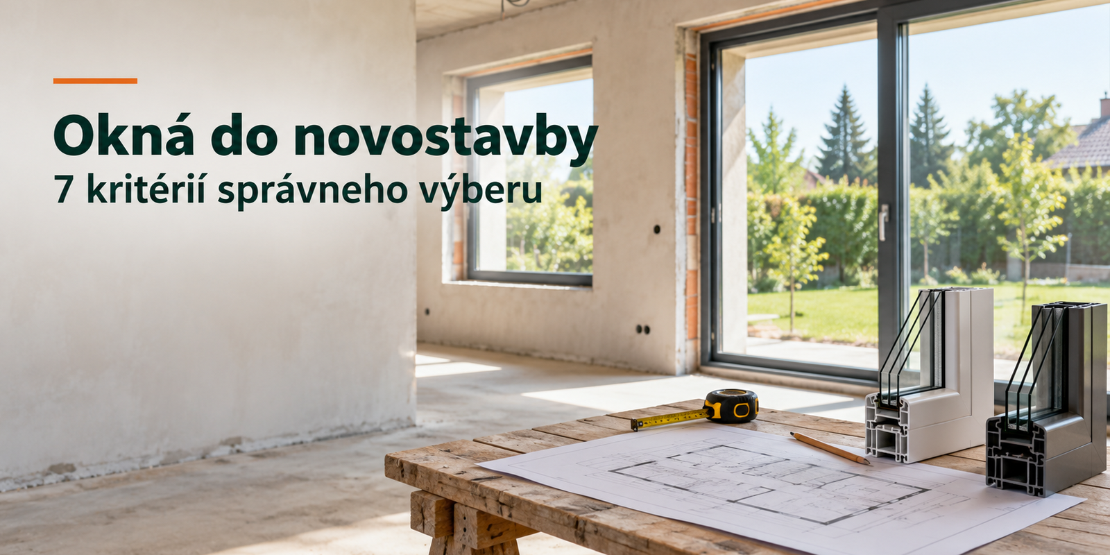 Aké okná vybrať do novostavby? 7 parametrov, ktoré sa oplatí sledovať