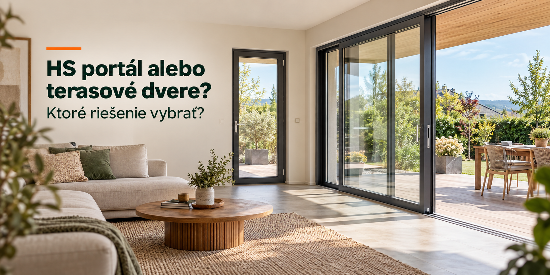 HS portál alebo klasické terasové dvere: Čo vybrať?
