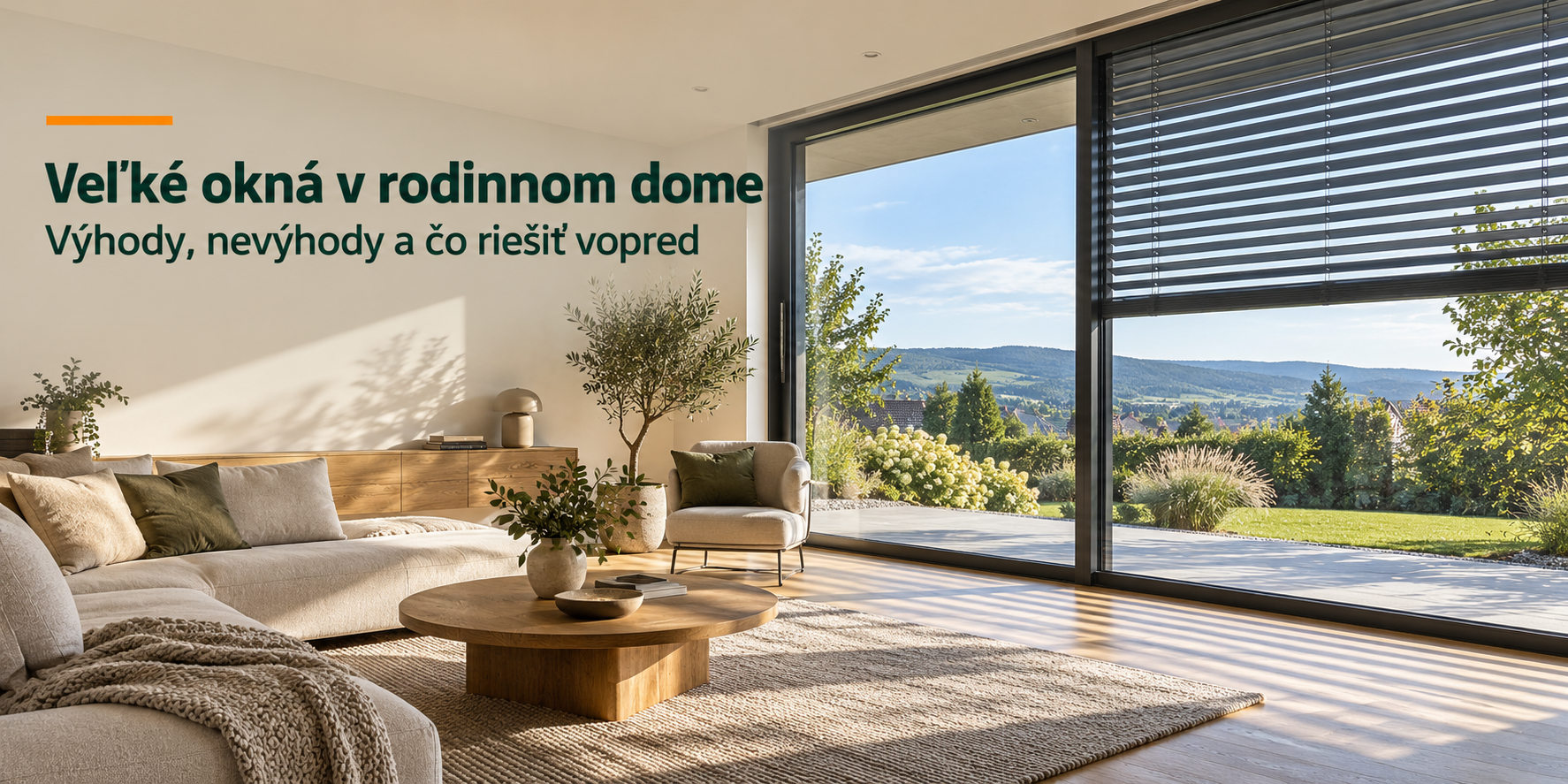 Veľké okná v rodinnom dome: Výhody, nevýhody a na čo myslieť už v projekte