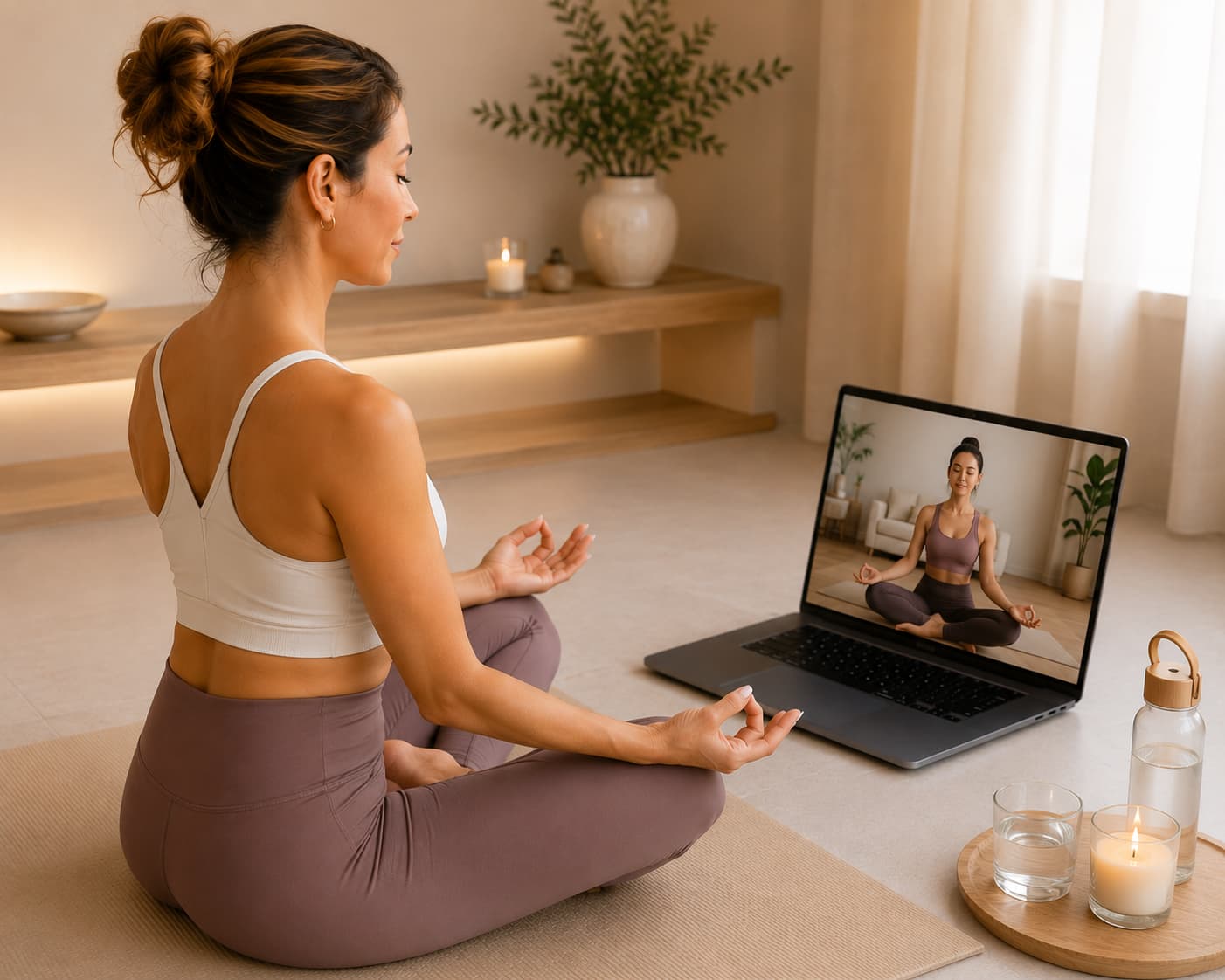 4-week premium online Face Yoga program with personalized guidance