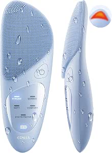 Silicone facial cleansing brush for an everyday skincare routine