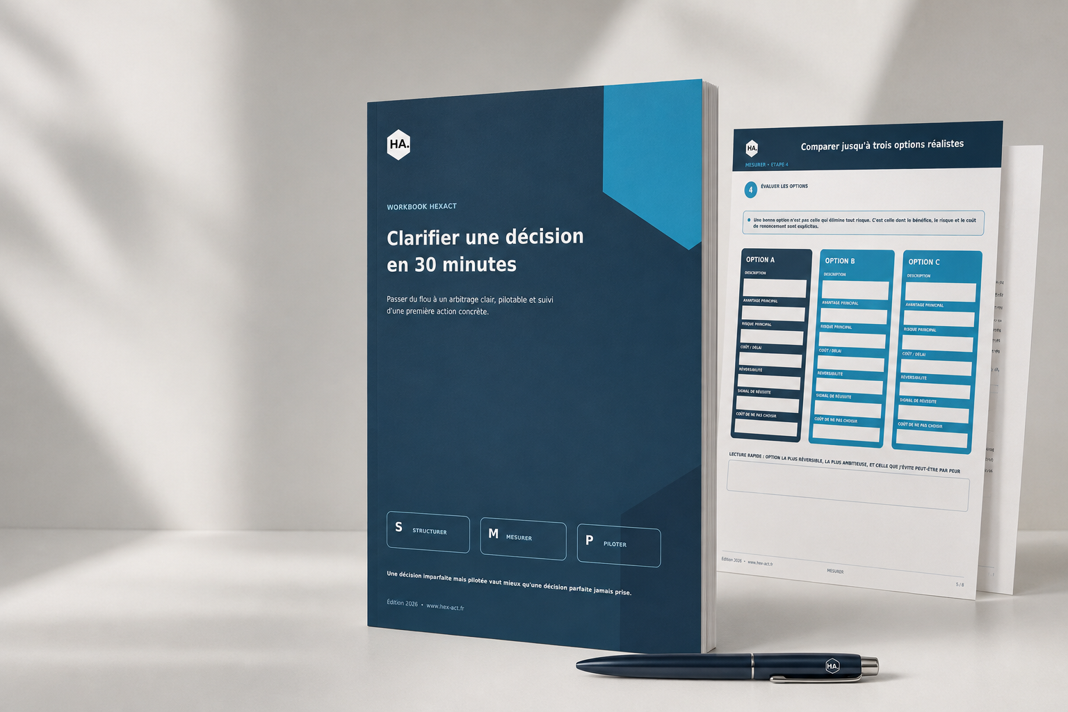 Couverture du workbook Clarifier une décision en 30 minutes