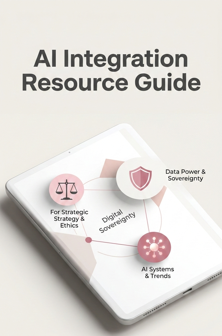 AI Integration Resource Guide: A master list of vetted sources and tools for responsible AI implementation and governance, curated by Mirela Bocanet and guest specialists.